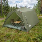 vidaXL Tunneltent Olijfgroen 2-persoons 185T Polyester met, Verzenden, Nieuw, Tot en met 2