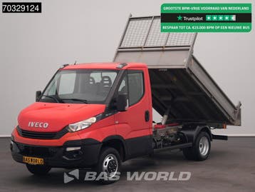 Iveco Daily 35C12 Kipper Dubbellucht 3,5t Trekhaak Airco Cru, Gebruikt, Iveco, Leder, Lease