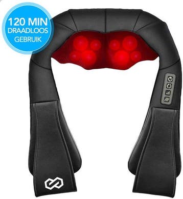 2dekans | Infinity Goods Draadloos Shiatsu Massagekussen -, Sport en Fitness, Massageproducten, Ophalen of Verzenden, Zo goed als nieuw