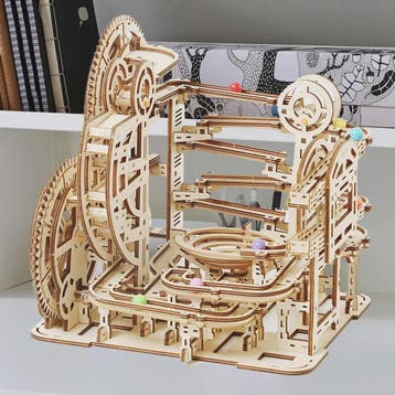 Houten 3D Knikkerbaan Puzzel - Mechanisch Bouwpakket voor Ki, Verzenden, Nieuw