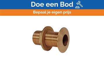Bieden: Vetus Bronze Thru Hull Fitting G1 1/2 Inch for Boat, Ophalen of Verzenden, Nieuw, Kombuis en Sanitair, Zeilboot of Motorboot