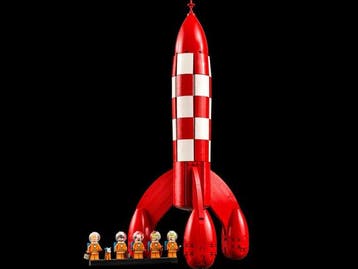 Lego Set - 21367 - Ideas (CUUSOO) - Tintin Moon Rocket, Nieuw