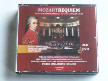 Mozart - Requiem  / The Bach Choir & Orchestra, Leusink (2 C, Ophalen of Verzenden, Zo goed als nieuw