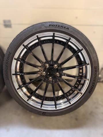 2 delige 20 inch Custom Velgen 5x112 Breedset 9+10J ET50+49, 255 mm, Banden en Velgen, Ophalen of Verzenden, 20 inch