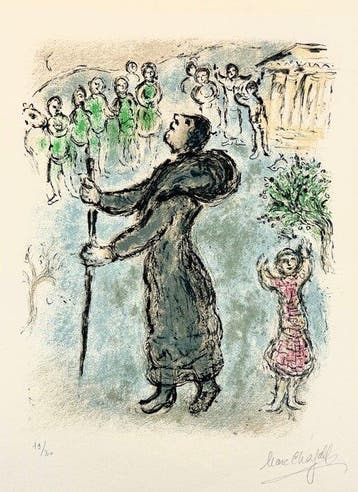 Marc Chagall (1887-1985) - LOdyssée II - Ulysse déguisé en
