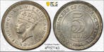 Maleisië, Malaya. George VI. 5 Cents 1945 - PCGS MS65