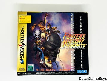 Sega Saturn - Fighters History Dynamite - Big Box + Ram Car, Verzenden, Gebruikt