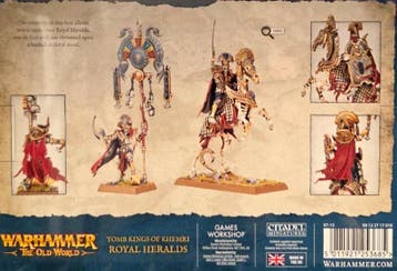 Tomb Kings of Khemri Royal Heralds (Warhammer nieuw), Hobby en Vrije tijd, Ophalen of Verzenden, Nieuw