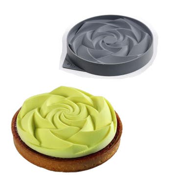 Siliconen Vorm Tart Diamond Ø14x2,5cm (Dinara Kasko), Verzenden, Nieuw