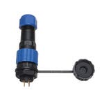 Male + socket - Waterdichte kabelverbinder - 2 aderig, Ophalen of Verzenden, Nieuw