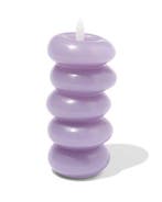 HEMA Led-vormkaars 6.5x16cm wlila, Verzenden, Nieuw