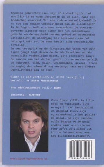 Zo Begint Iedere Ziener, Ophalen of Verzenden, Nieuw