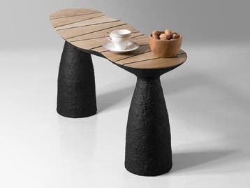Donatas žukauskas - Bank - Eik, Composiet - Sculpturale