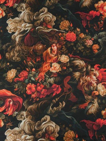 3,00 × 3,00 meter LAATSTE LOTTO !!!!! TexStilArt - ELYSIUM -