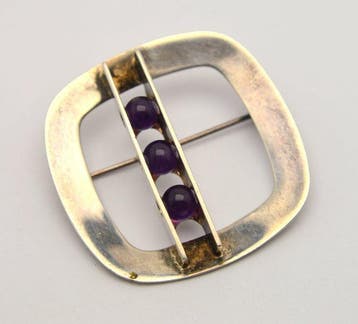 Zonder minimumprijs - Broche 830 Zilver - Finland -, Sieraden, Tassen en Uiterlijk