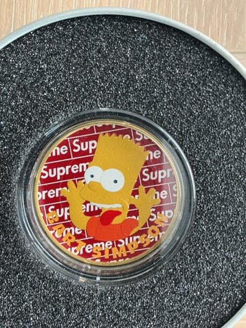 Tuvalu. 1 Dollar 2022, Bart Simpson Supreme, 1 Oz