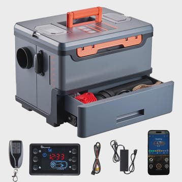 8KW Diesel Luchtverwarmer 12V/24V met Bluetooth APP & CO Ala, Huis en Inrichting, Verzenden, Nieuw