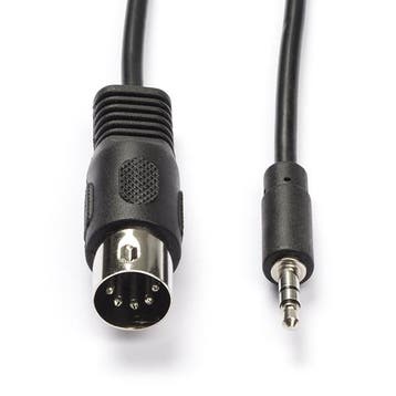 Din naar jack 3.5 mm kabel | M  M | Nedis | 1 meter, Verzenden, Nieuw