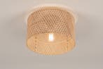 Rietveld Plafondlampen - Beige, Naturel - Rotan, Huis en Inrichting, Lampen | Plafondlampen, Verzenden, Nieuw