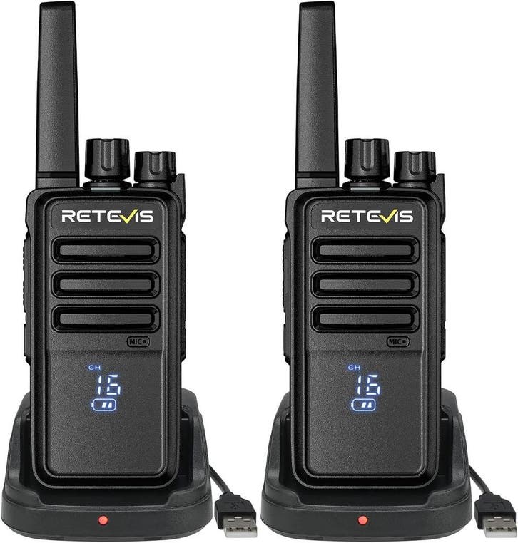 Handsfree Portofoon Set | Robuust | 28% Korting, Telecommunicatie, Portofoons en Walkie-talkies, 2 to 5 km, Handsfree-functie