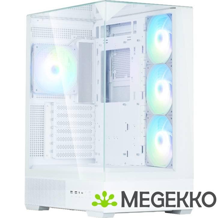 Zalman P40 Prism Plus White Midi Tower Wit, Computers en Software, Computerbehuizingen, Nieuw, Verzenden