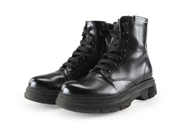 Tommy Hilfiger Veterboots Meisjes in maat 32 Zwart, Verzenden, Jongen of Meisje, Schoenen, Tommy Hilfiger