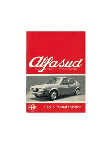 1973 ALFA ROMEO ALFASUD INSTRUCTIEBOEKJE ITALIAANS, Auto diversen