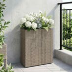 vidaXL Hoge Plantenbak 55 x 22 x 70 cm Ja, Kunststof, Verzenden, Minder dan 60 cm, Nieuw