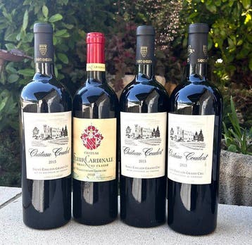 2015 x 3 Chateau Coudert & 2010 Chateau Fleur Cardinale -, Nieuw