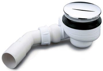 Turboflow douchebaksifon voor gat 90mm chroom, Verzenden, Nieuw