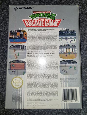Turtles II the arcade game (NES tweedehands game), Spelcomputers en Games, Games | Nintendo NES, Ophalen of Verzenden, Zo goed als nieuw