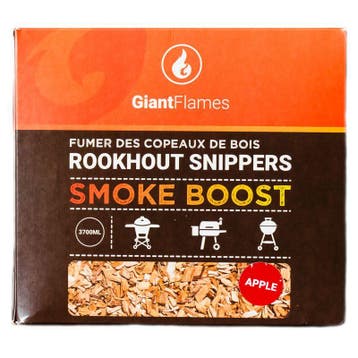 Giant Flames BBQ rookhout doos snippers apple, Ophalen of Verzenden, Nieuw