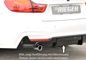 Rieger diffuser | geschikt voor BMW 4-Serie F32 / F33 / F36, Verzenden, Nieuw, BMW