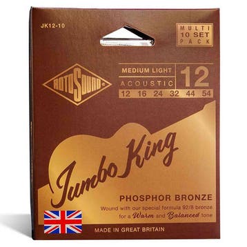 Rotosound JK12-10 Jumbo King 10-Pack Snarensets Akoestisch, Ophalen of Verzenden, Nieuw