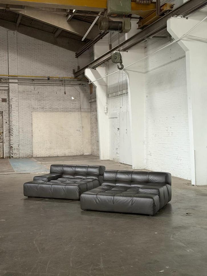 BB Italia Tufty Time | Elementen | Leder | NIEUWSTAAT, Huis en Inrichting, Banken | Bankstellen, 250 tot 300 cm, 150 cm of meer