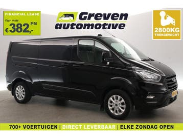 Ford Transit Custom 2.0 TDCI L2H1 | 2800kg Trekgew. |, Euro 6, Zwart, Nieuw, Ford
