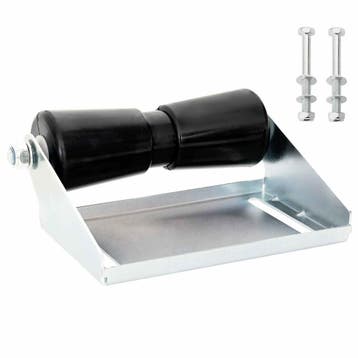 vidaXL Boot Trailer Roller met Beugel 25,4 cm Gegalvaniseerd, Verzenden, Nieuw