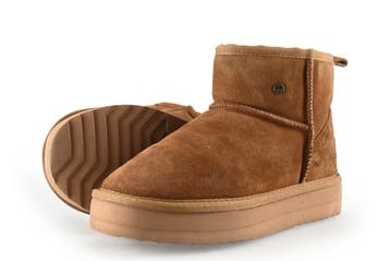 Warmbat Boots in maat 37 Cognac, Kleding | Dames, Schoenen, Overige kleuren, Verzenden, Overige typen, Zo goed als nieuw