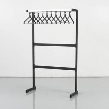 Garderobe Van Esch - Zwart - 169 x 100 cm - 10 hangers, Ophalen of Verzenden, Nieuw