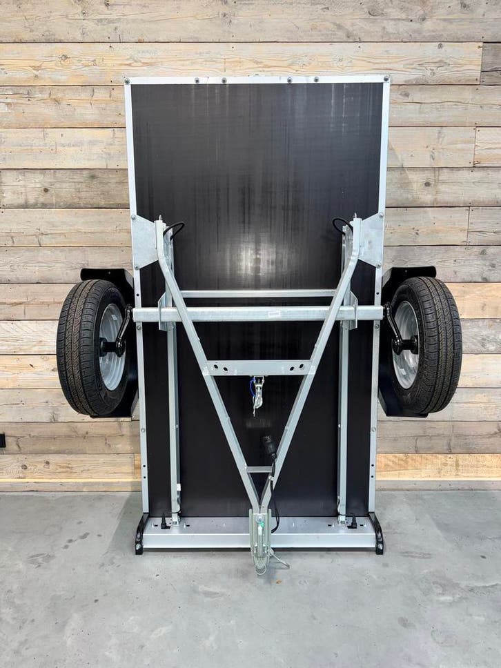 NIEUW  Opklapbare inklapbare opvouwbare aanhangwagen ACTIE, Auto diversen, Aanhangers en Bagagewagens, Nieuw, Ophalen