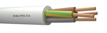 Draka Vinyl Kabel 4G1.5mm² Klasse 5 Wit Eca - 803874 [100, Verzenden, Nieuw, Overige typen