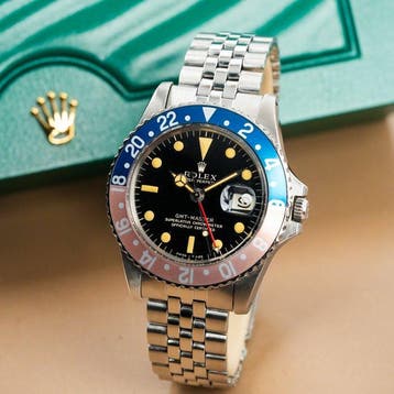 Rolex - GMT-Master Pepsi Gilt Gloss Dial Rivet - 1675 -, Nieuw
