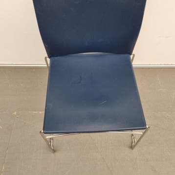 FP collection S450 zaalstoel - blauw kunststof zitting (alle, Ophalen of Verzenden, Nieuw