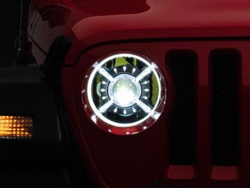Raxiom 18-22 Jeep Wrangler JL/ JT 9-Inch LED Headlights w/, Ophalen of Verzenden, Nieuw