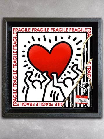 Stéphanie Godann - Banksy Haring Fusion