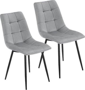 2dekans | Stalen Eetkamerstoelen Blanca - Set van 2 -, Ophalen of Verzenden