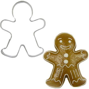 BrandNewCake Uitsteker Gingerbread Man RVS 9cm, Verzenden, Nieuw