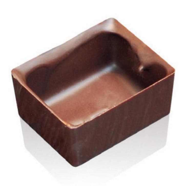 DV Chocoladedecoratie Kuipje Rechthoek Melk 70st., Hobby en Vrije tijd, Taarten en Cupcakes maken, Nieuw, Verzenden