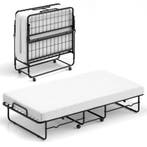 LIVSK Inklapbaar Logeerbed - 10 cm Dik Schuimmatras - Latten, Verzenden, Nieuw