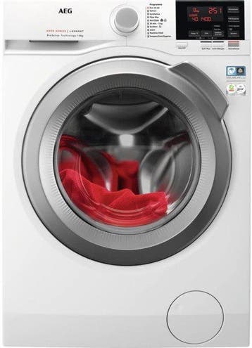 Aeg L6fbnr1 Wasmachine 8kg 1600t, Ophalen of Verzenden, Zo goed als nieuw, Voorlader, 85 tot 90 cm
